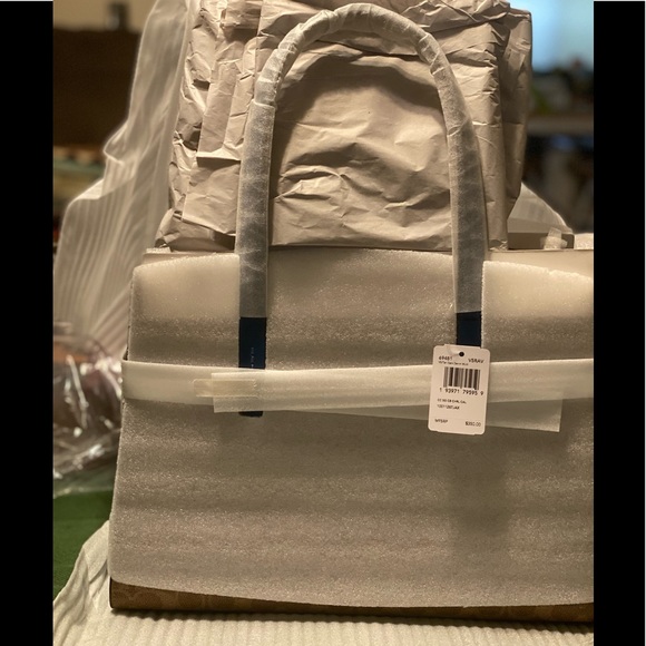 28. Coach Charlie Carryall In Colorblock Signature Canvas - Picture 5 of 10